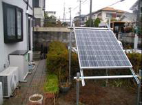 太陽光発電の現地実験